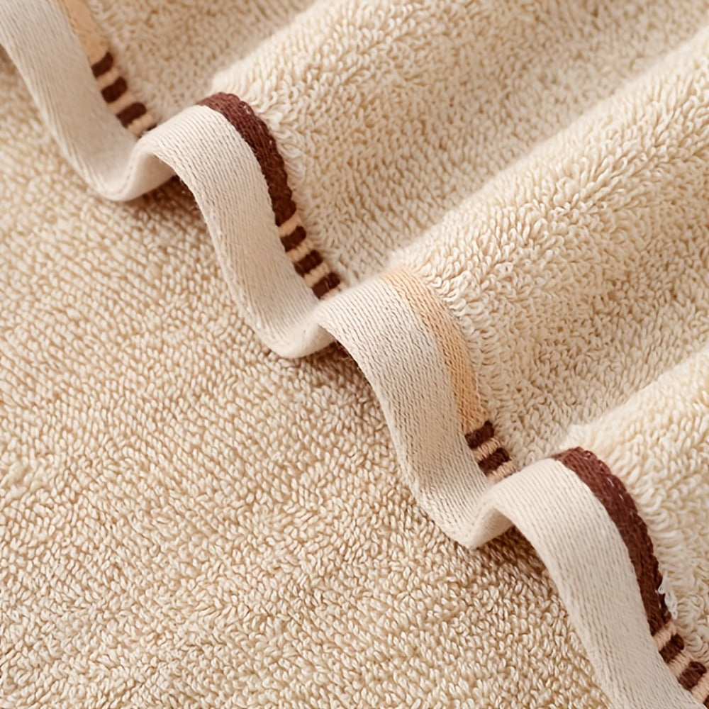 Cotton Face Towels 4-Pack Set, Super Absorbent Soft Pure Cotton Washcloths for Hotel Spa Salon Home Use, Skin-Friendly Cleansing & Dry Hair Towels