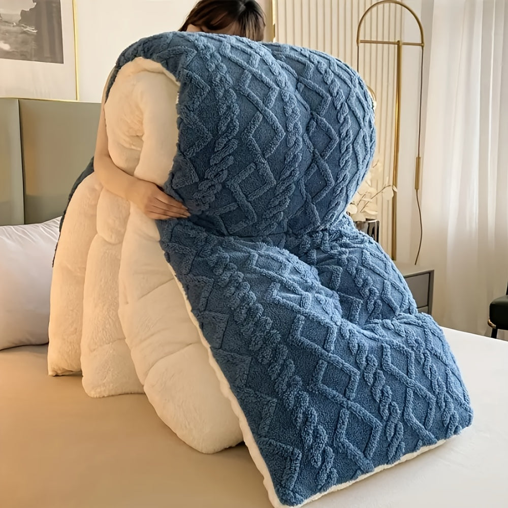 Taffeta Comforter All Season ¨C Soft, Thick & Warm Quilt for Bedroom, Guest Room & Hotel | Machine Washable | Twin Full Queen King