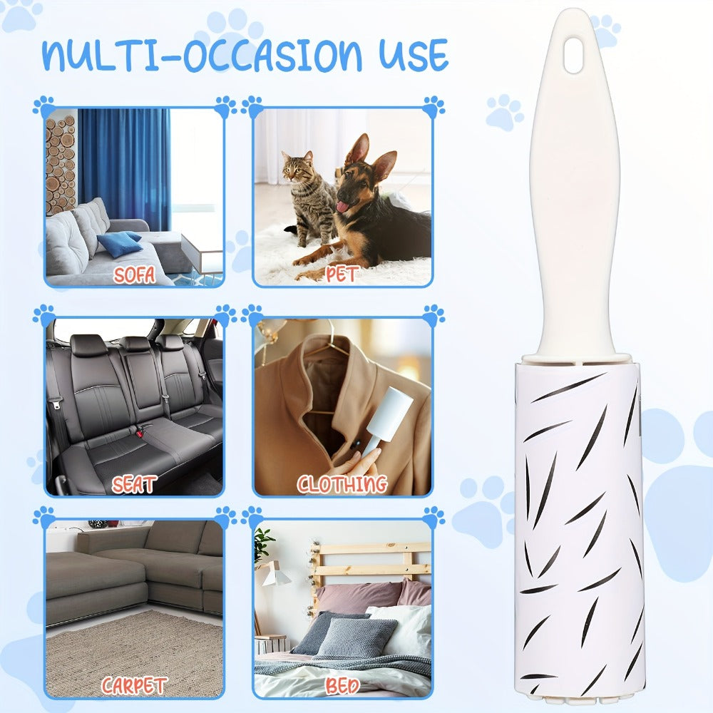Lint Roller Pet Hair Remover Mini Portable 12 Pack Travel Size No Power Required for Clothing Furniture Car Seats Couch Reusable Clothes Cleaner Bulk Value Pack Great for Gift Bags