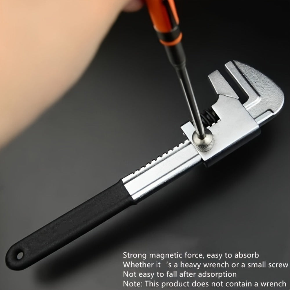Magnetic Pickup Tool 8 lb Extendable Stainless Steel Rod Ergonomic Grip Retrieval Tool for Nails Screws Metal Parts DIY Workshop Construction