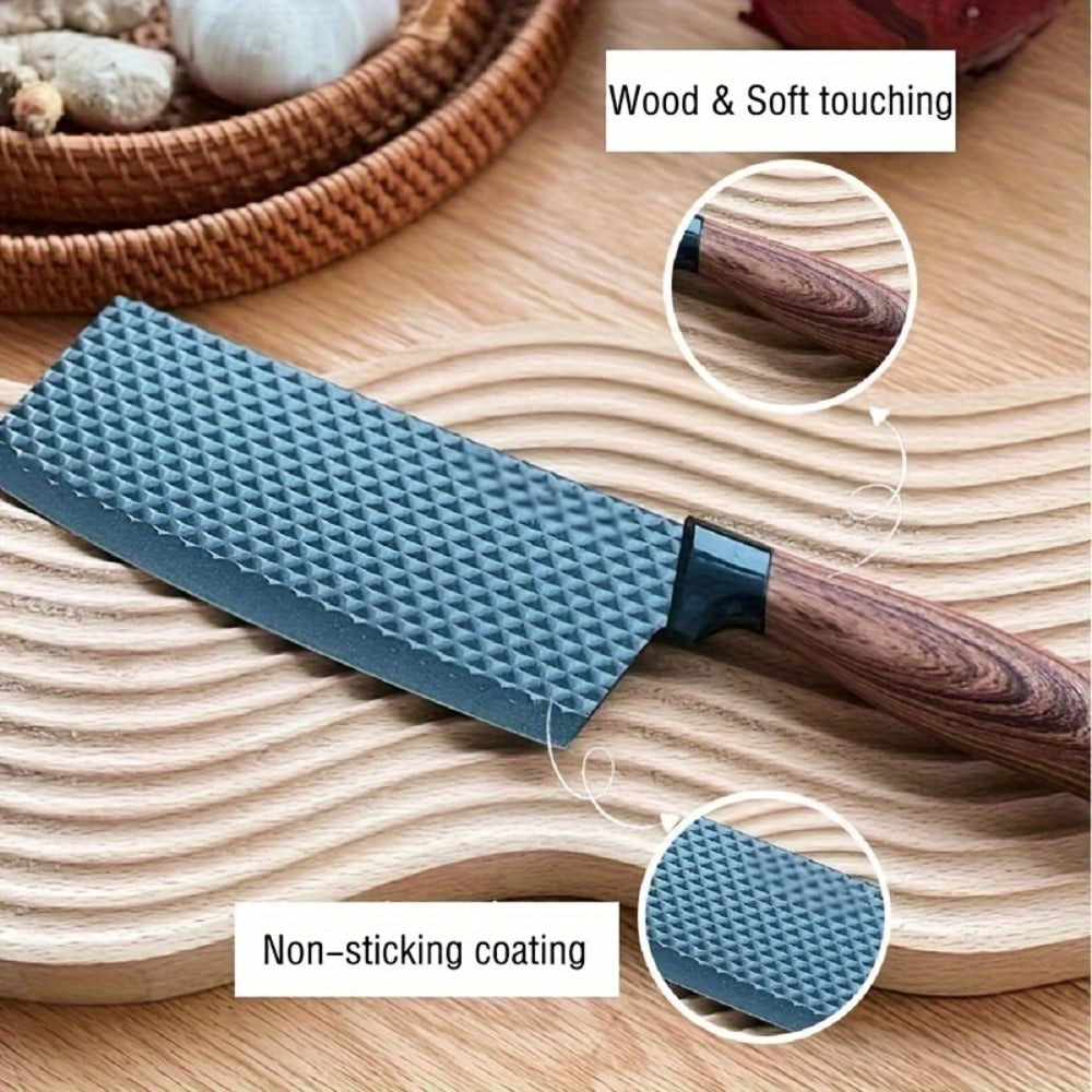 Kitchen Knife Set 6-Piece Professional Chef's Knife Set | High Carbon Stainless Steel Ultra-Sharp Blades | Non-Stick Ergonomic Wooden Handle | Chef Slicing Scraper Scissors | Home & Gift Box Set