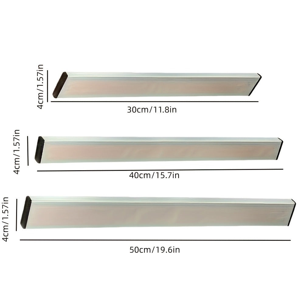 Magnetic Knife Holder Wall Mounted ¨C Stainless Steel Punch-Free Knife Strip Rack for Kitchen, Holds Chef Knife Santoku Bread Knife, No-Drill Knife Bar for Home Restaurant Kitchen Organization