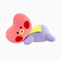 BT21 Minini Lying Cushion Official Plush Pillow Soft Stuffed Character Cushion for BTS ARMY Fans Collectible Kpop Merchandise Home Decor Gift Tata Chimmy RJ Cooky