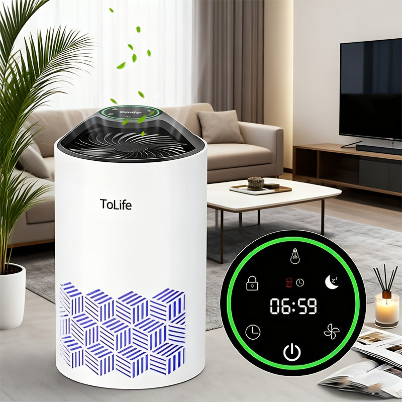 H13 True HEPA Air Purifier for Bedroom Large Room with Scent Diffuser Ultra Quiet 25dB Removes Pet Hair Smoke Dust Odors