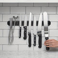 Magnetic Knife Holder Wall Mount 20 Inch - Strong Magnetic Knife Bar Strip for Kitchen, Space-Saving Knife Rack for Knives, Scissors, Tools, Easy Install Kitchen Organizer