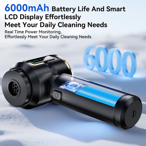 25000PA Handheld Cordless Car Vacuum Cleaner 9-in-1 Rechargeable Brushless Motor Washable Filter Low Noise with Multiple Attachments for Car Home Pet Office Purple Black