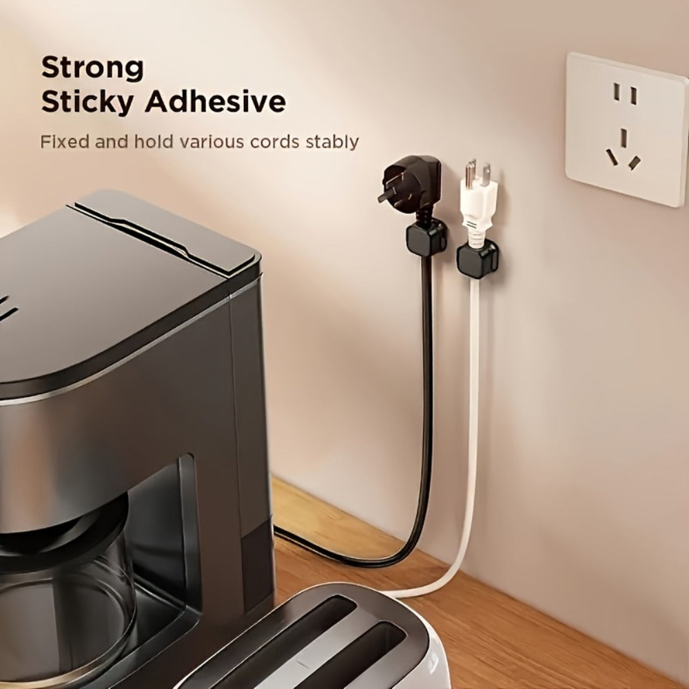 Magnetic Cable Organizer Clips 16 Pack Self-Adhesive No-Drill Cable Management Holder for Desk Wall Home Office Adjustable Wire Cord Organizer Set