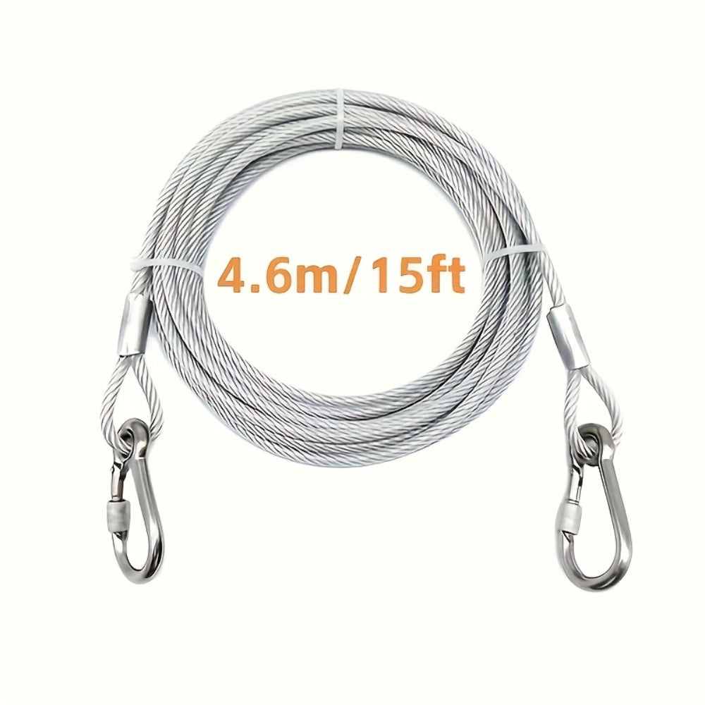 Retractable Clothesline Stainless Steel - Portable Indoor Outdoor Laundry Line for Apartment, Dorm & Camping, Anti-Rust Durable Clothes Drying Rope, Space Saving Laundry Solution | 9M & 15M Options