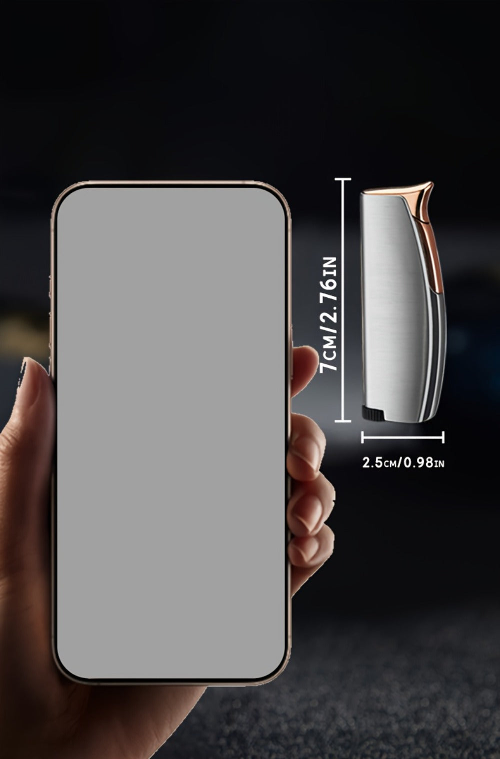 Windproof Lighter 2-Pack ¨C Slim Portable Pocket Lighter with Mirror Finish, Refillable Butane Flame, Fashionable Gift for Men & Women, Available in 8 Colors (Red, Black, White, Silver, Pink, Blue, Yellow, Green)