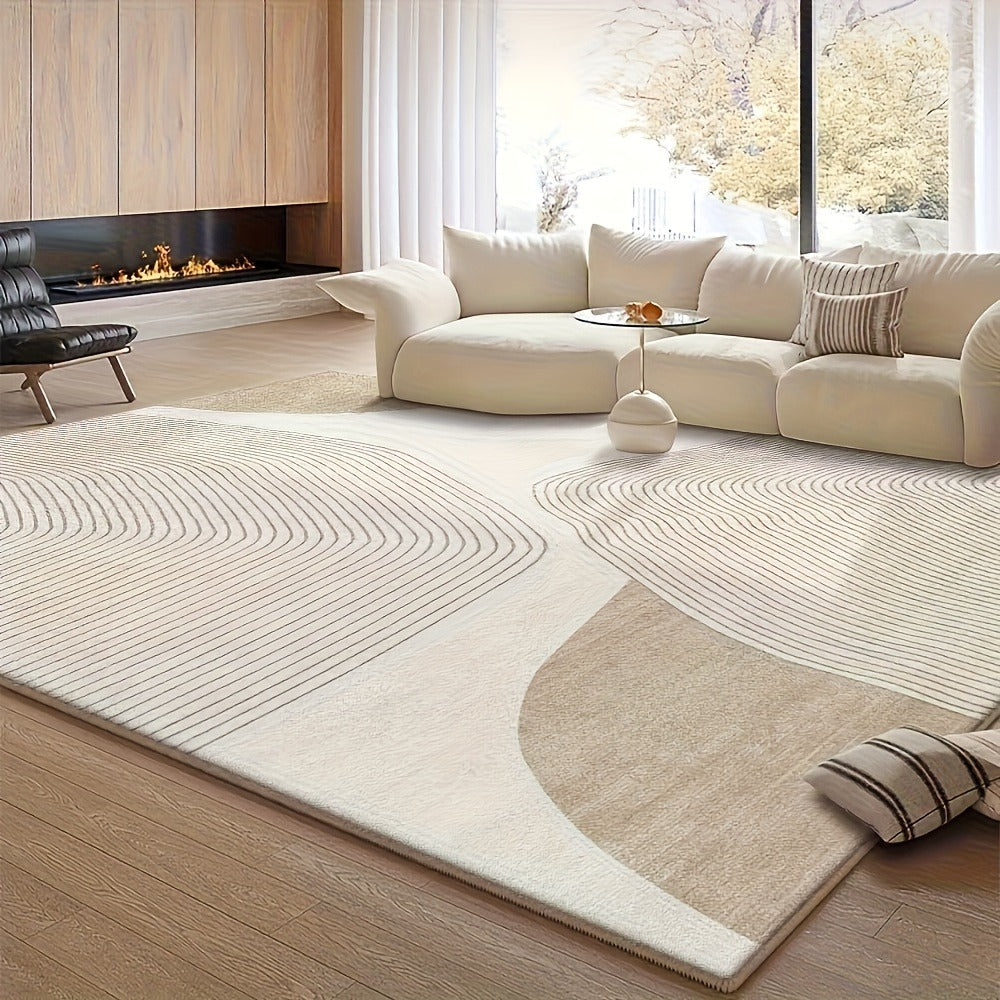 Velvet Area Rug 850G Floral Washable Soft Carpet Retro Design Living Room Dining Room Bedroom Floor Mat Vibrant Color Multi-Size