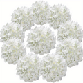 Artificial Hydrangea Flowers with Stems 60 Pack ¨C Fake Hydrangea Flower Heads for Wedding Centerpieces, Bouquets, DIY Home Decor, Garden & Party Arrangements | Realistic Silk-Look Floral Decor