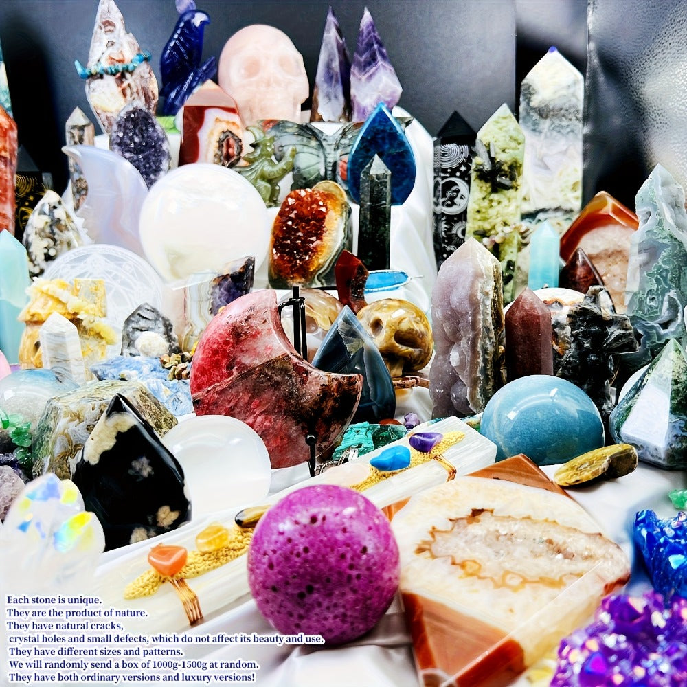 Bohemian Luxury Crystal Collector Box Gift Set - Romantic Home Decor & Holiday Gift for Parents, Friends | Christmas, Valentine's Day, Mother's Day
