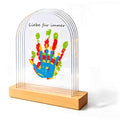Family Handprint Kit with 4 Slots & 6 Colors ¨C Memory Frame Keepsake Gift