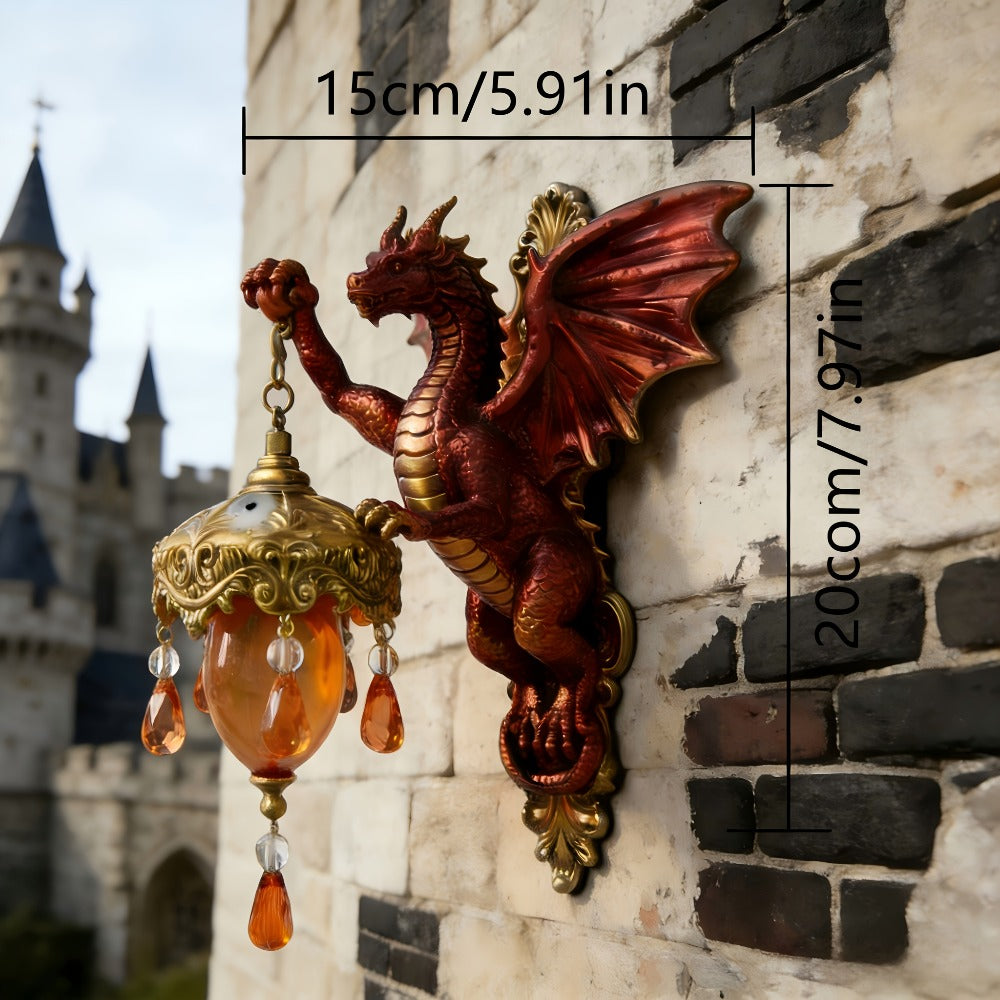 Dragon Wall Light LED Night Light - Flame Red Dragon Claw Lava Glow Warm Orange Red Gradient Fantasy Atmosphere Lamp for Bedroom Hotel Restaurant Holiday Gift