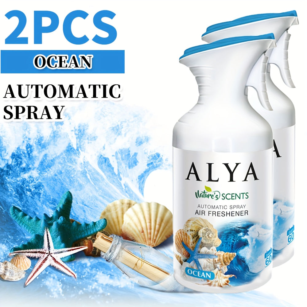 Aromatherapy Air Freshener Spray 6 Scents | Lavender Vanilla Ocean Magnolia | Multi-Purpose Room Spray for Car Home Office Bathroom Fabric Closet Odor Eliminator