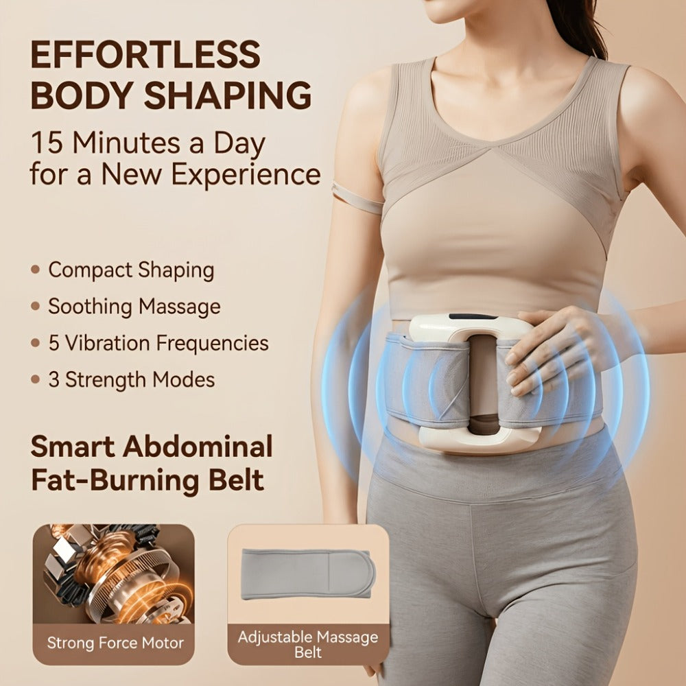Massage Ring Fascia Massager ¨C Mini Neck Waist & Full Body Muscle Relaxing Ring with Massage Belt, Multi-Function Fitness Relaxation Tool for Back, Waist & Neck, Portable Gift for Men Women