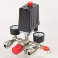 Air Compressor Pressure Switch Manifold Kit with Regulator Gauge Valve Bracket Assembly ¨C Complete Control System for Air Pump