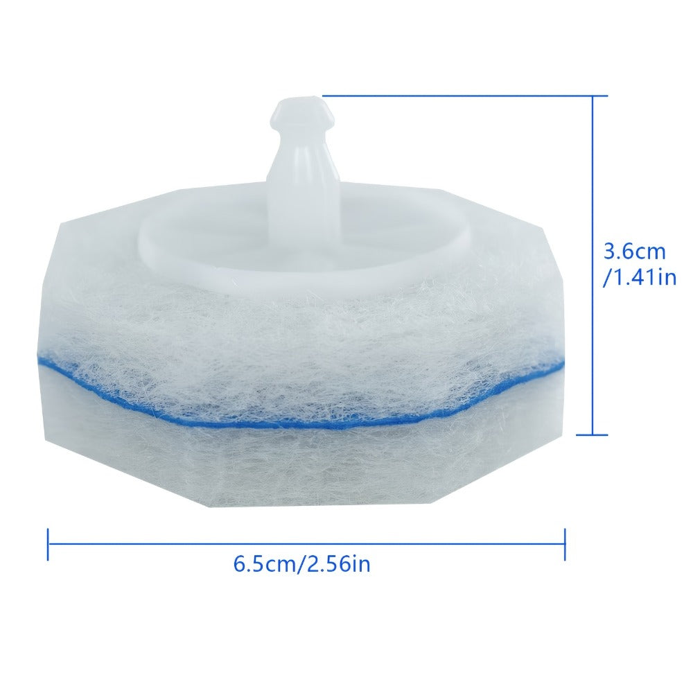 Toilet Brush Refills Compatible with Clorox Toilet Wand Replacement Heads Upgraded Fiber Scrubbing Pads for Toilet Bowl Cleaning 20 50 119 Count No Handle