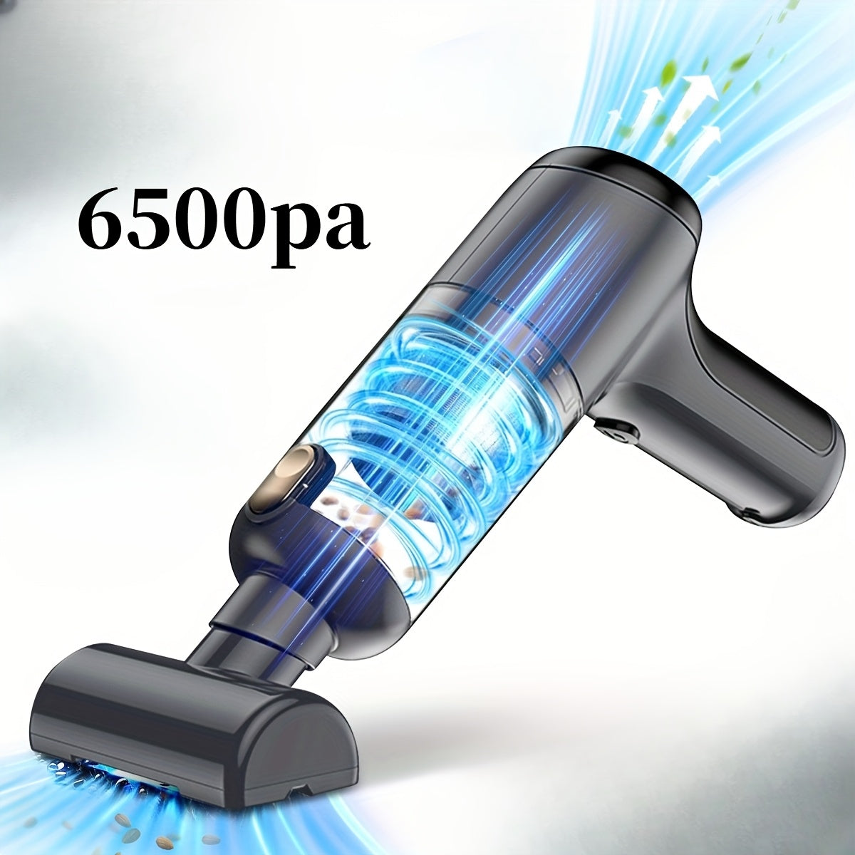 Car Vacuum Cordless 21000Pa Powerful Handheld Wireless 6000mAh USB Rechargeable with Attachments for Car Home Office Pet Hair Deep Cleaning