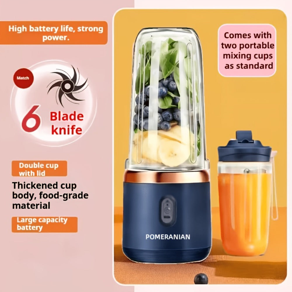 Portable Blender Rechargeable ¨C Mini Personal Juicer for Smoothies, Milkshakes & Juice, USB Charging, Compact & Lightweight for Travel, Outdoor, Camping & Gym, Multiple Capacities & Colors