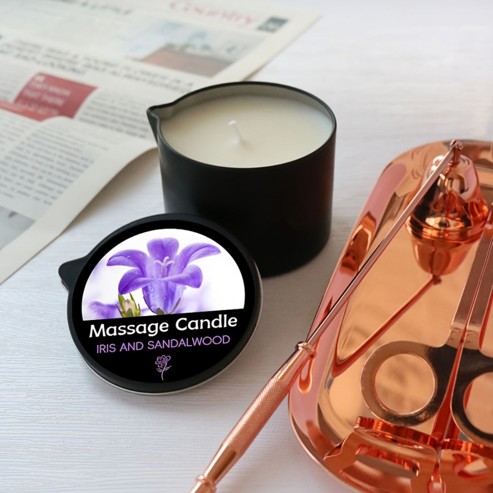 Luxury Soy Wax Candle 2-in-1 Massage Body Oil Essential Oil 20+ Scents 1pc 2pcs 6pcs Warm Moisturizing Lotion Spa Nail Salon Wedding Valentine Christmas Gift