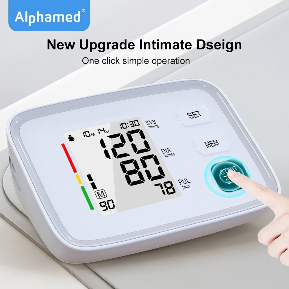Blood Pressure Monitor Upper Arm - Automatic Digital BP Machine, Large Display, 2-4 User Memory 199 Readings, 8.7-17¡± Cuff, Home Blood Pressure Meter with Irregular Heartbeat Detection, 3 Models