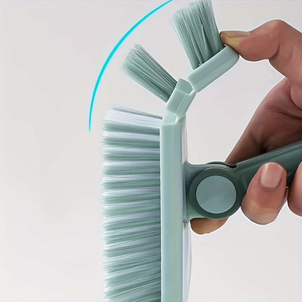 Long Handle Scrub Brush 37.4 Inch, Detachable Floor Scrubber with Hard Bristles for Cleaning Shower, Bathtub, Tile, Bathroom, Kitchen, Balcony & Walls ¨C Stiff Bristle Deck Brush for All Seasons