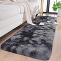 Fluffy Area Rug Tie-Dye Soft Carpet for Living Room Bedroom Office Thickened 1000g/©O Machine-Woven Indoor Mat Multi-Color Multi-Size Dark Gray Light Grey Khaki Pink Black White Purple