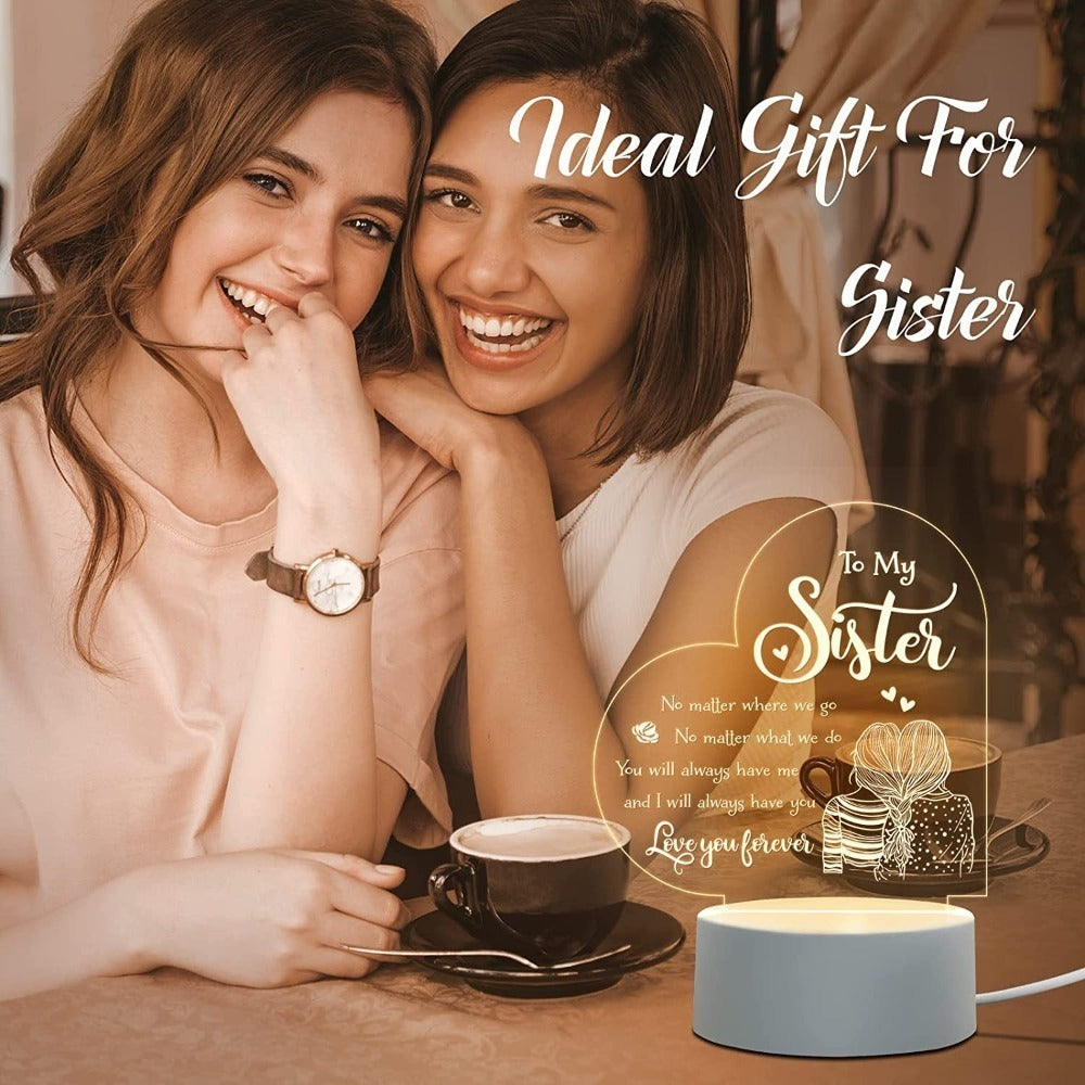 Space Floral Acrylic Night Light ¨C Enchanting Galaxy Flower LED Desk Lamp, Aesthetic Bedroom Decor, Cute Room Accent Light, Unique Gift for Sister, Girls, Teens, Birthday & Any Occasion