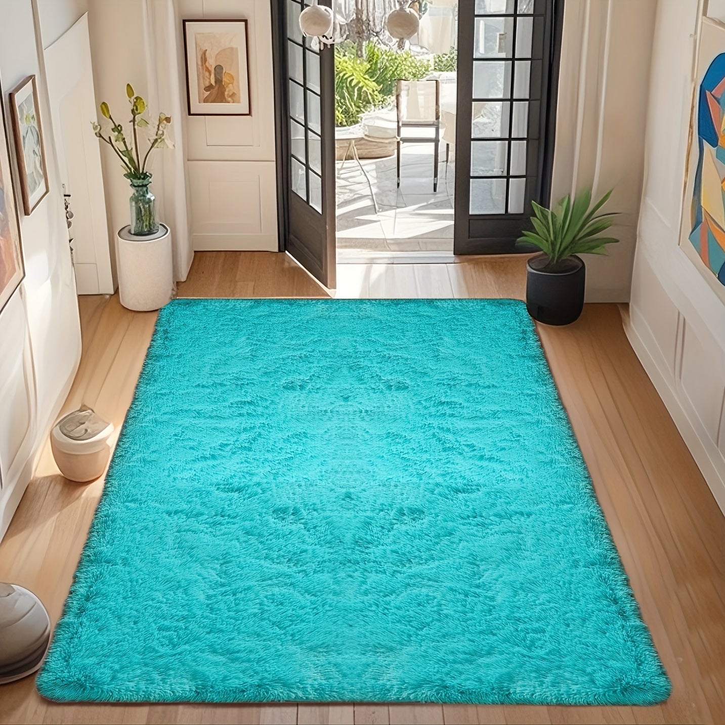 Fluffy Area Rug Large Soft Shag Carpet for Living Room Bedroom ¨C Non-Slip Ultra Thick Plush Floor Mat, Multiple Sizes & Colors, Home Decor