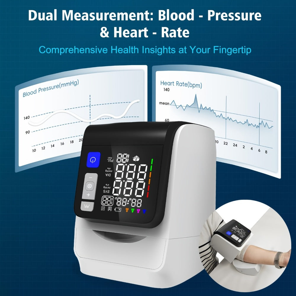 Blood Pressure Monitor Upper Arm - Automatic Digital BP Machine, Large Display, 2-4 User Memory 199 Readings, 8.7-17¡± Cuff, Home Blood Pressure Meter with Irregular Heartbeat Detection, 3 Models