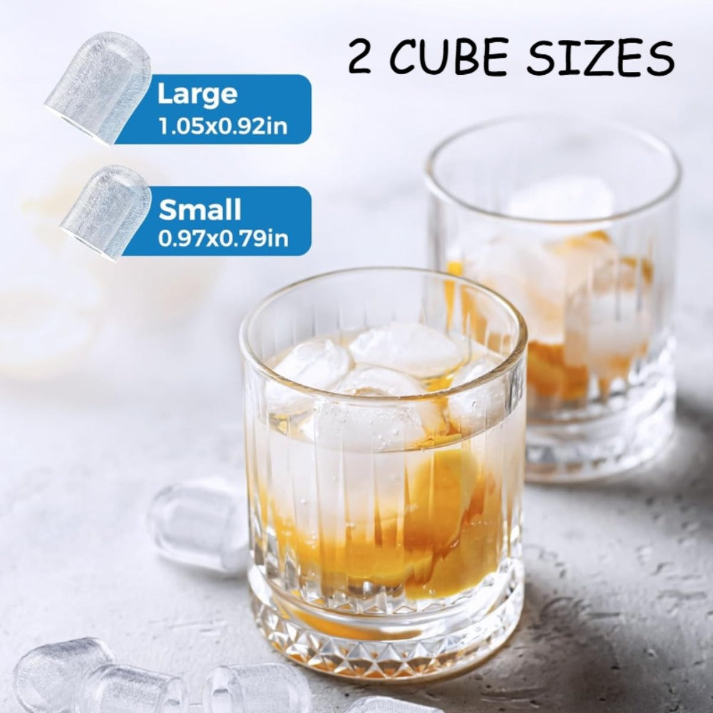 Ice Maker Machine ¨C Nugget Ice & Bullet Ice Countertop, 26-35 Lbs Daily, One-Button Operation, Self-Cleaning, Portable Ice Maker with Ice Scoop for Home, Kitchen & Office
