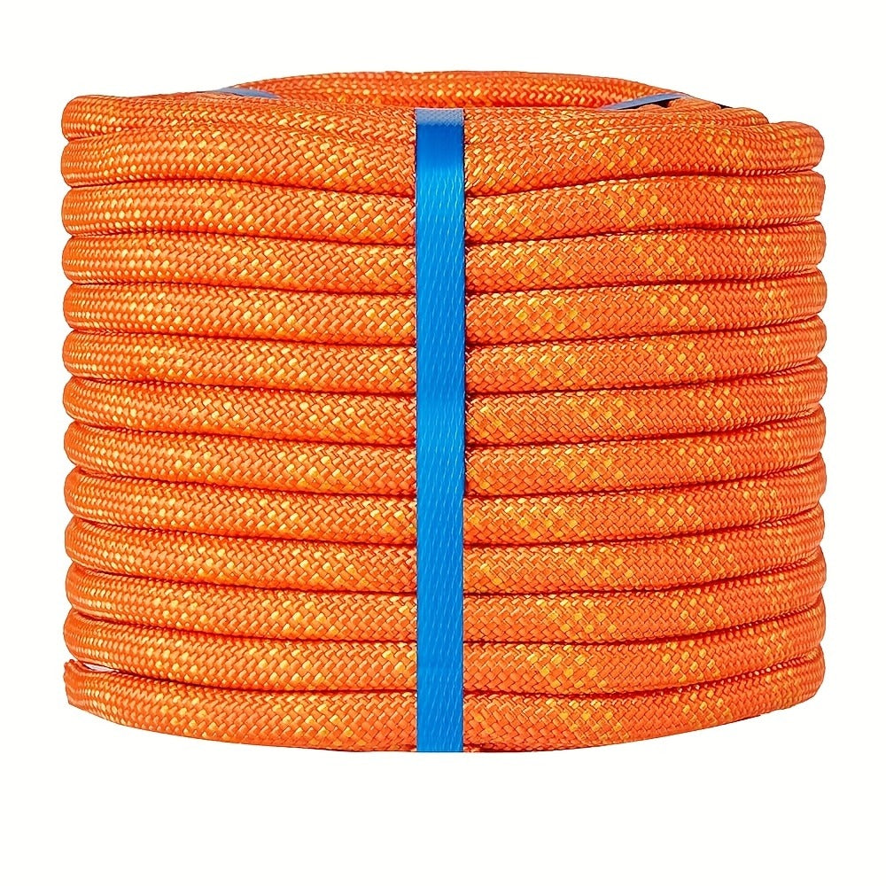 Double Braided Nylon Rope 1/2 Inch Heavy Duty Polyester ¨C 100ft 150ft 200ft Multi-Color for Anchoring Towing Cargo Sailing Dock Lines & Outdoor Use
