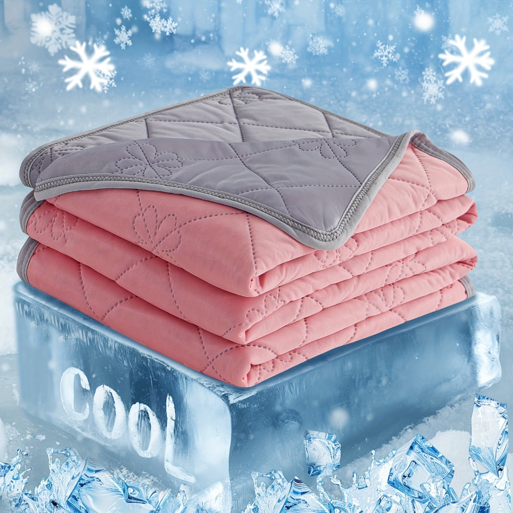 Ultrasonic Embossed Cooling Blanket ¨C 100% Polyester Summer Throw, Breathable Lightweight for Hot Sleepers, Machine Washable, 6 Colors