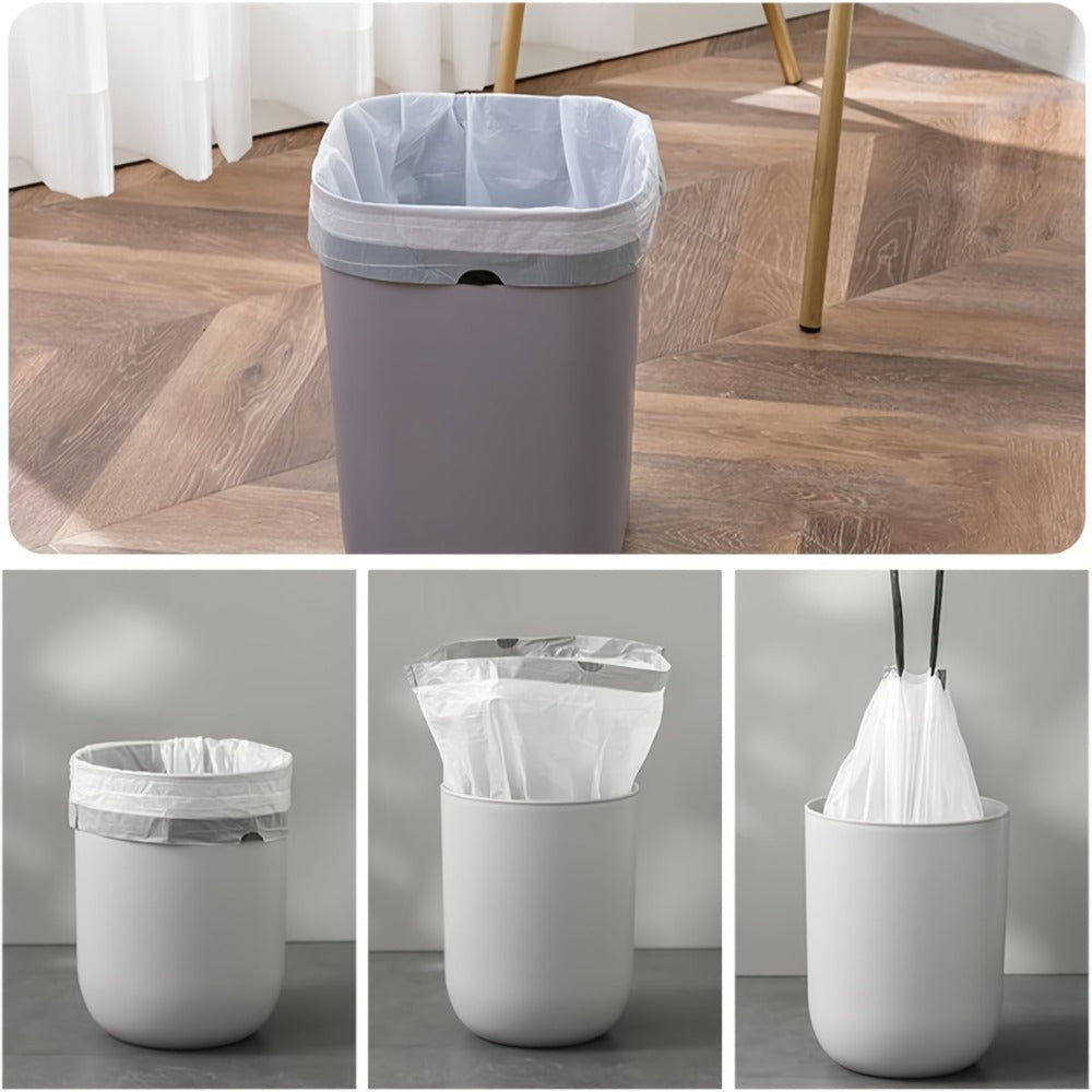 13 Gallon Drawstring Trash Bags Extra Thick Tear Resistant Leak Proof Heavy Duty Garbage Liners for Kitchen Bathroom Office Restaurant High Traffic Areas 100 Pack 200 Pack