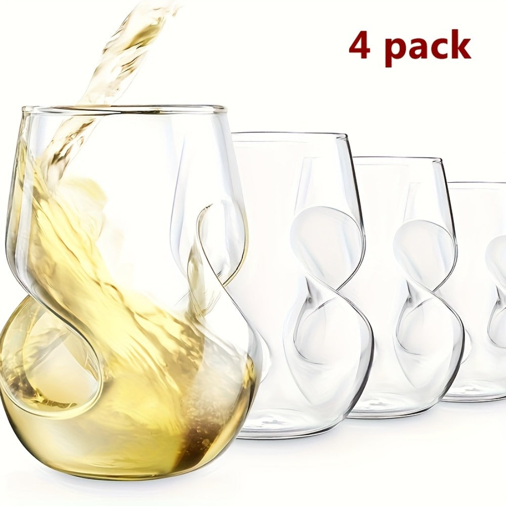 Japanese Cocktail Glasses Set Whiskey Tumbler Twist Design Beer Mug Tea Glass Water Cup Home Bar Drinkware 400ml
