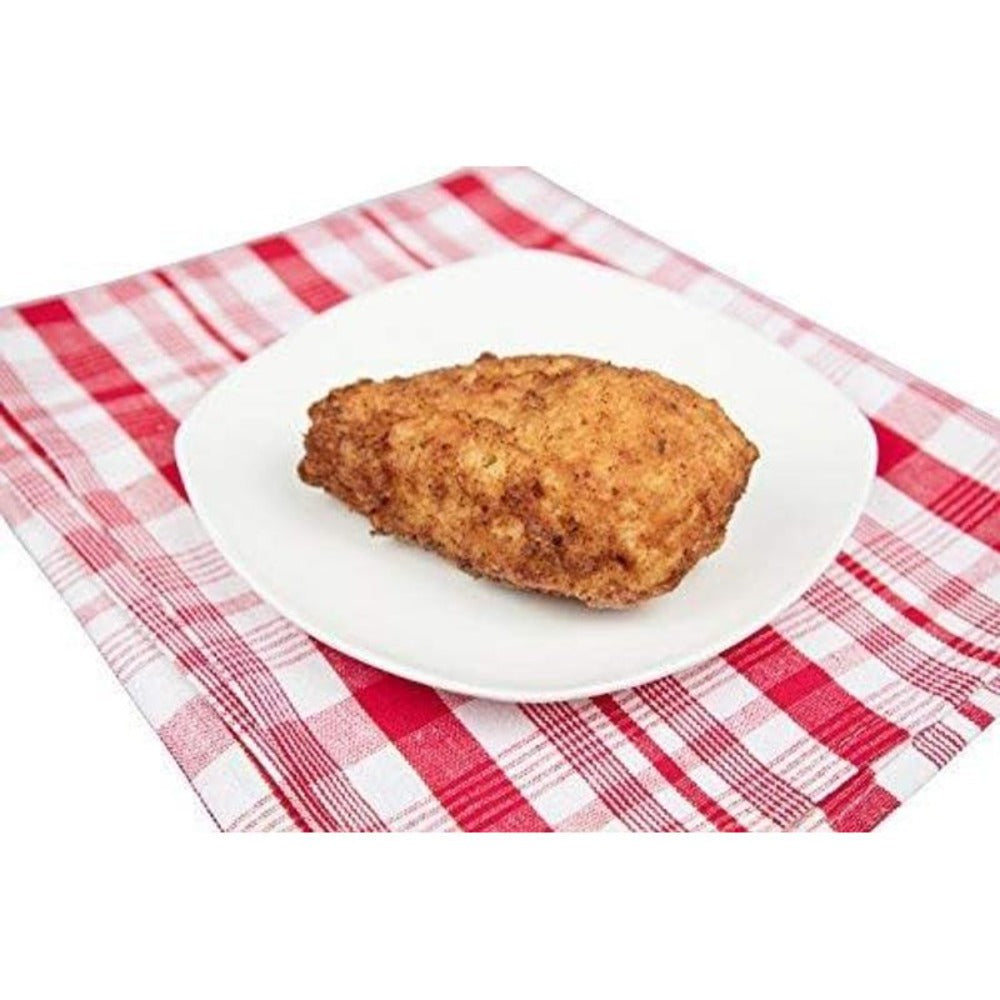 Breading Station Tray XL All-in-One Mess-Free Batter Bowl with Lid, Pour Seasoning Add Meat or Vegetables & Shake, Dishwasher Safe Polypropylene Breader for Frying Cooking Camping