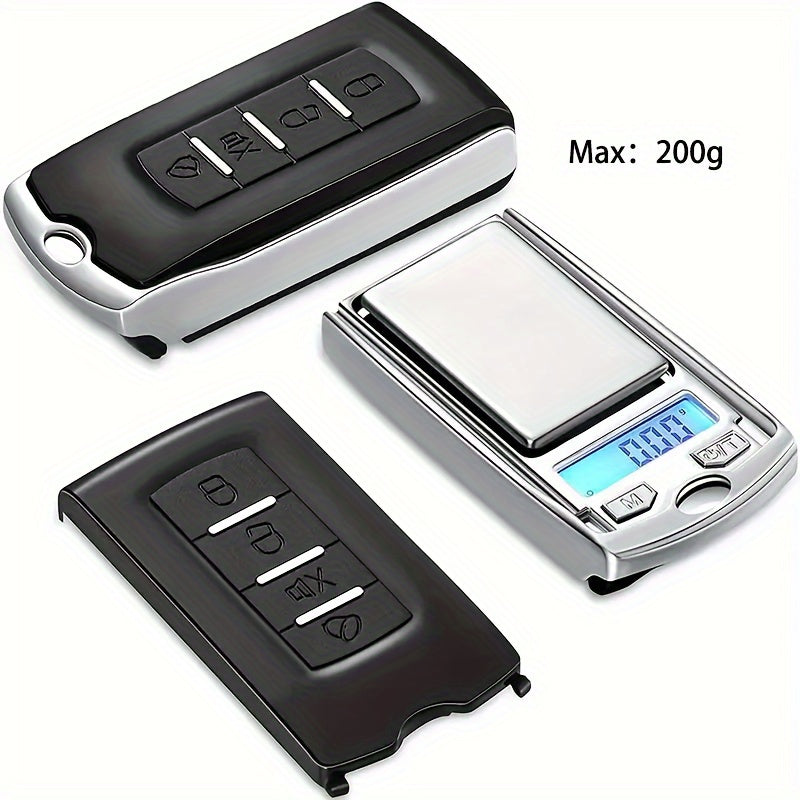 Mini Digital Pocket Scale 0.01g Precision ¨C Portable Keychain Scale with Backlit LCD for Jewelry, Herbs, Food & Kitchen Use ¨C Compact Lightweight Gram Scale