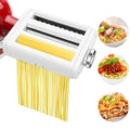 Pasta Maker Attachment for Stand Mixer ¨C 3-in-1 Stainless Steel Noodle Making Kit for Homemade Spaghetti & Fettuccine, Durable & Easy to Use, Compatible with Most Stand Mixers