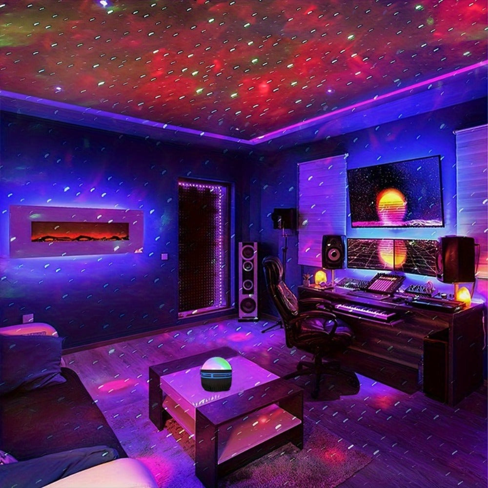 Star Projector Galaxy Night Light with Remote ¨C Aurora Borealis LED Starry Sky Projector, 7 Lighting Effects for Bedroom, Camping, Wedding, Holiday Party & Home Decoration