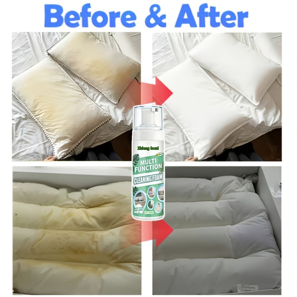 Dry Cleaning Spray Stain Remover 10.14oz ¨C No Water Needed, Multi-Surface Formula for Sofas, Mattresses, Clothes, Carpets & Curtains, Strong Penetration, Decomposes Stains, Safe & Easy to Use