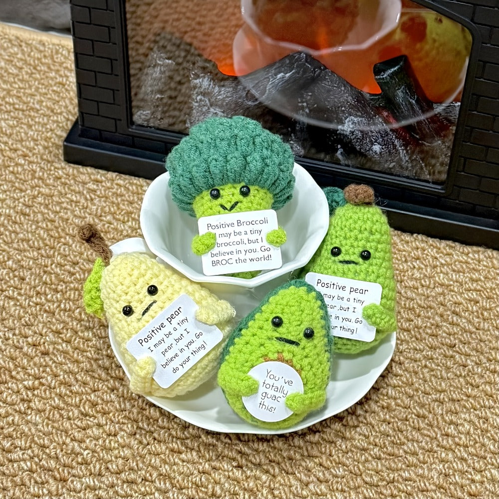 Crochet Doll Set 20pcs Handmade Emotional Support Dolls ¨C Cute Collectible Okra Plush Figures, Birthday Gift for Women Men Mom Dad Kids Teacher Friend Coworker