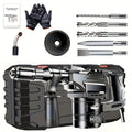 Hammer Drill 1100W 3-in-1 Multi-Function Electric Drill, Rotary Hammer & Chisel, Variable Speed, Heavy Duty for Concrete Wall Wood Metal Drilling, Includes Drill Bits, Accessories & Tool Box
