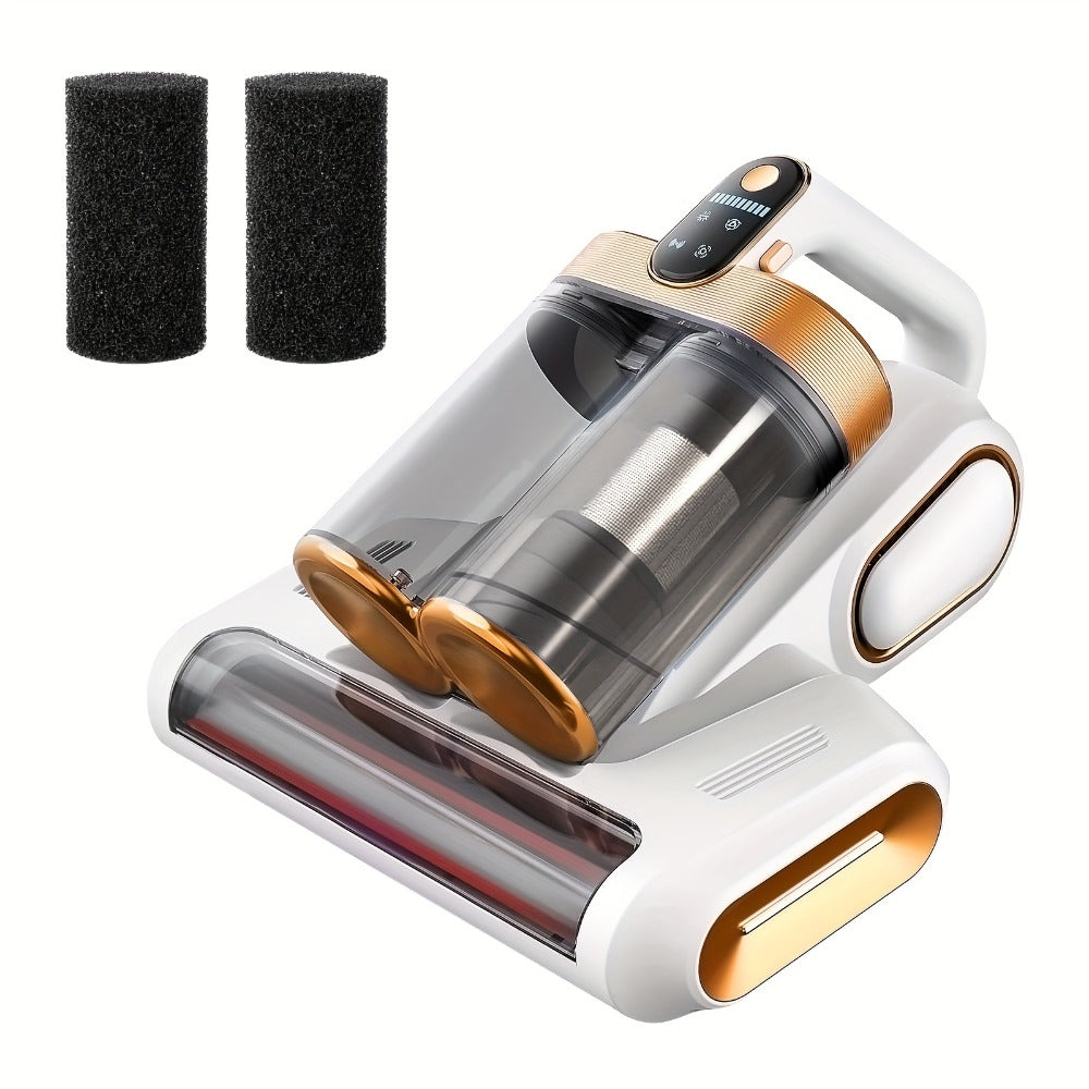 Cordless Mattress Vacuum Cleaner 16Kpa UV Light & 80000 RPM Sonic Technology, 3-Min Fast Charge Handheld Bed Vacuum for Mattress Sofa Carpet Dust Mites