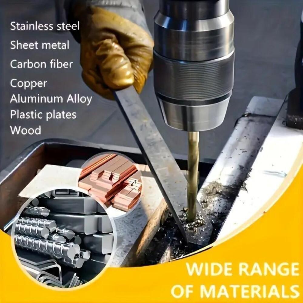 60pcs Cobalt Drill Bits Set Wire Gauge 1-60 Metal Index Box