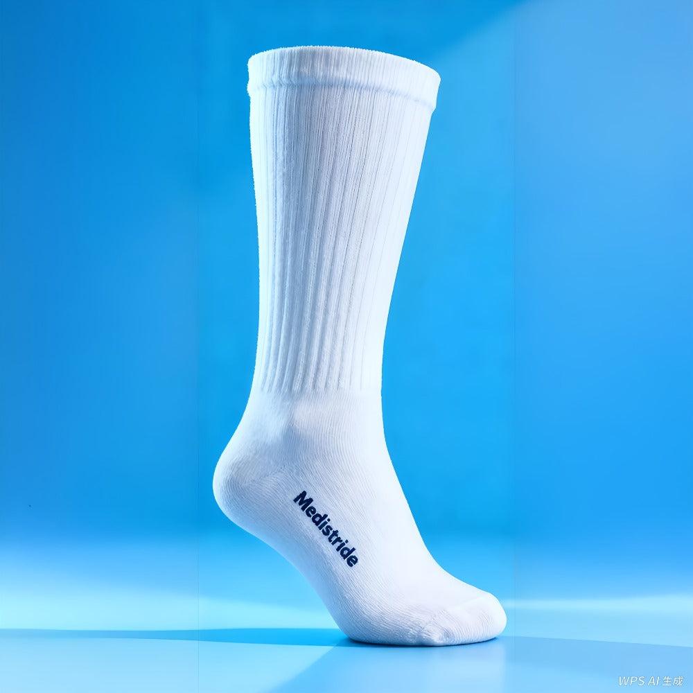 Multicolor Diabetic Crew Socks 12 Pairs Cotton Non-Binding Neuropathy Seamless Cushioned Loose Fit for Men Women Sensitive Feet Edema White Black Grey Size 9-11 10-13
