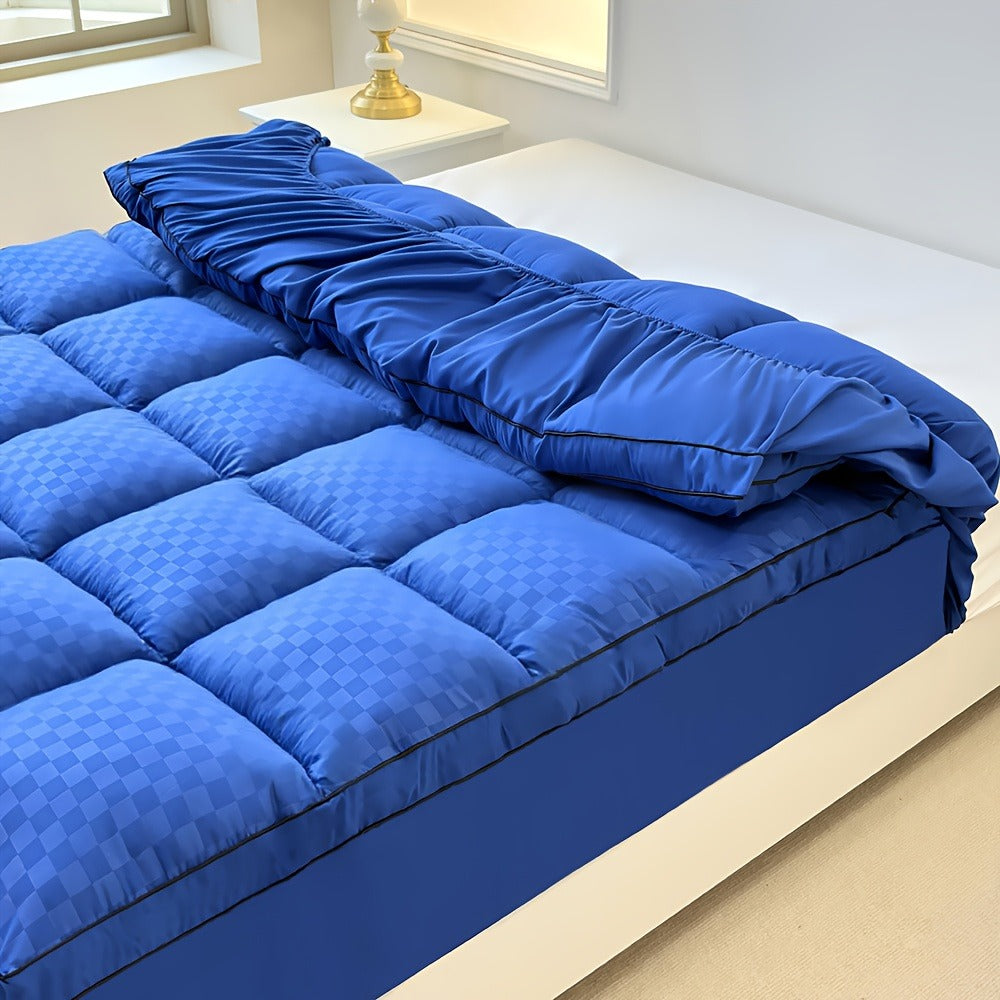 Mattress Topper Quilted Fitted Mattress Pad with Deep Pocket | Pillow Top Mattress Cover 1000GSM Cooling Mattress Protector for Better Sleep