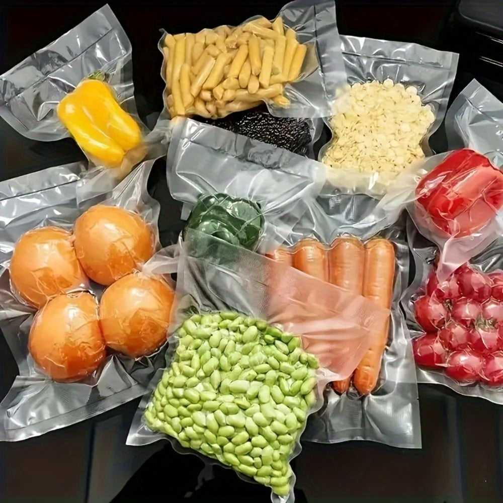 Vacuum Seal Bags for Food 6 Rolls BPA-Free Food Saver Roll Bags 236 Inch, 2 Sizes Vacuum Storage Roll Bags for Food Preservation, Kitchen Meal Prep, Sous Vide Cooking