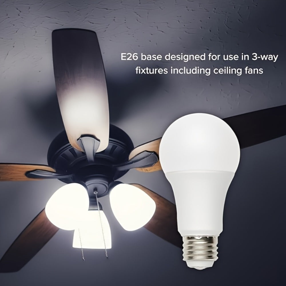 LED Light Bulbs 100 Watt Equivalent, A19 E26 Base 1100 Lumens 14W High Efficiency Bulb, 2700K Warm White & 4500K Natural White, 82+ CRI 15000 Hours Non-Dimmable, 12 Pack for Bedroom Living Room