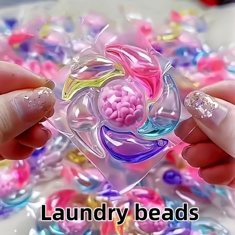 Laundry Gel Beads Six-in-One Concentrated Detergent Pods ¨C Powerful Stain Removal & Long-Lasting Fragrance, 200g / 300g / 600g Pack